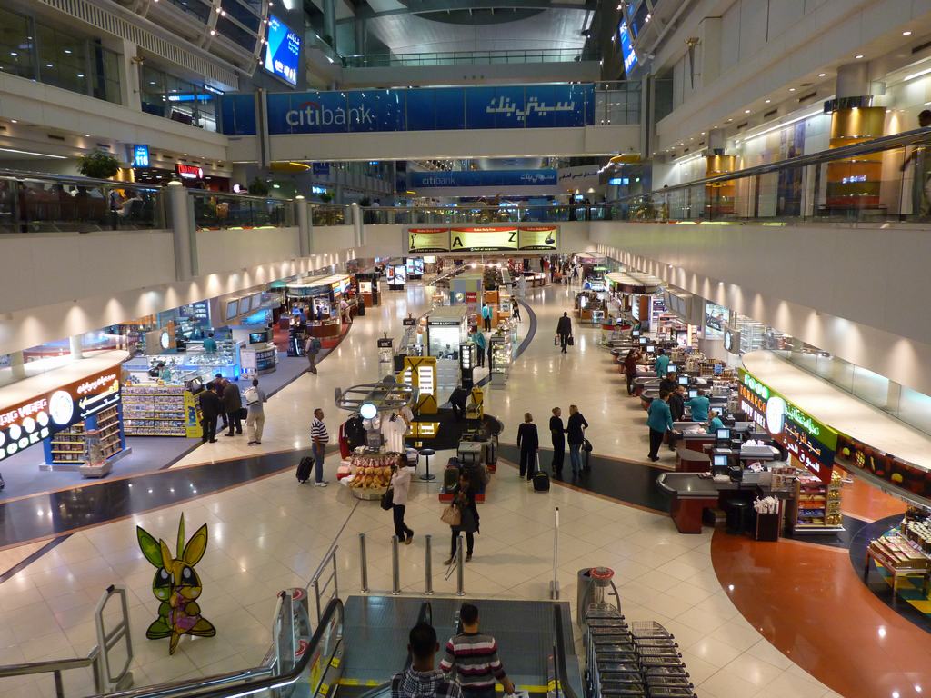 Aeropuerto Dubai interior 