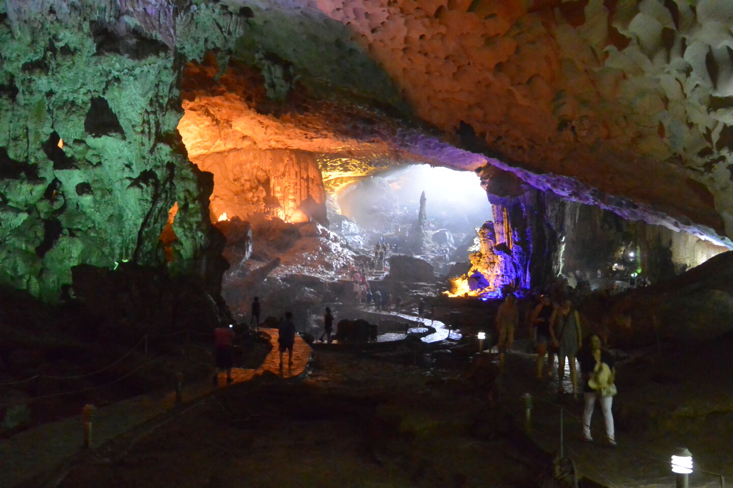 Inside Surprising Cave